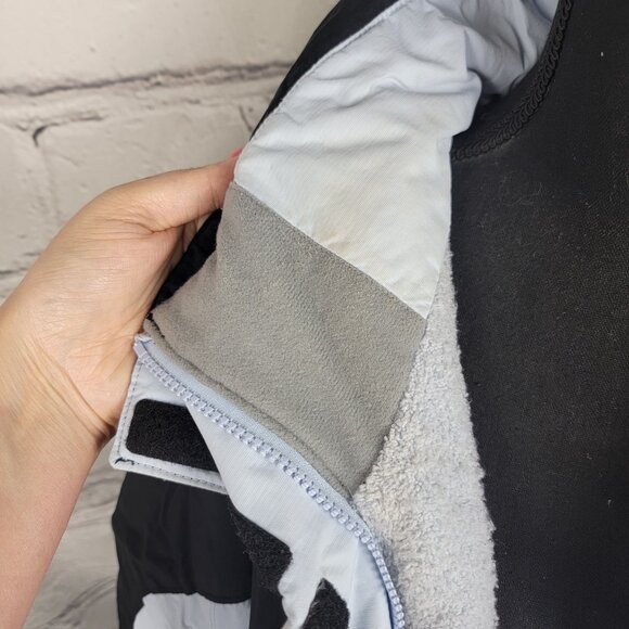 COLUMBIA Convert Ski Jacket Womens L Waterproof Insulated Black Retro Vintage - Picture 3 of 13